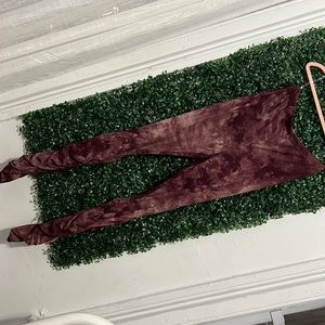 NEW! NEVER WORN! Pants/Leggings, L, Burgundy from AKIRA. (Stack pants)